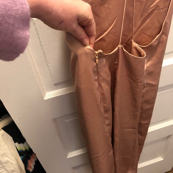 Gorgeous blush pink midi dress - size small - Picture 8 of 10